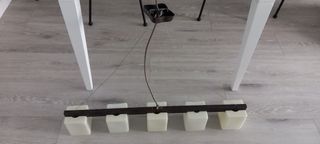 Conjunto de lámparas salón.