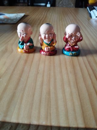 3 figuras mini budas