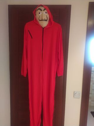 Disfraz y careta "La casa de papel"