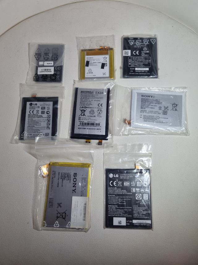 Lote Baterias Sony, LG, Motorola...