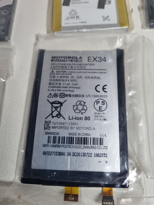Lote Baterias Sony, LG, Motorola...