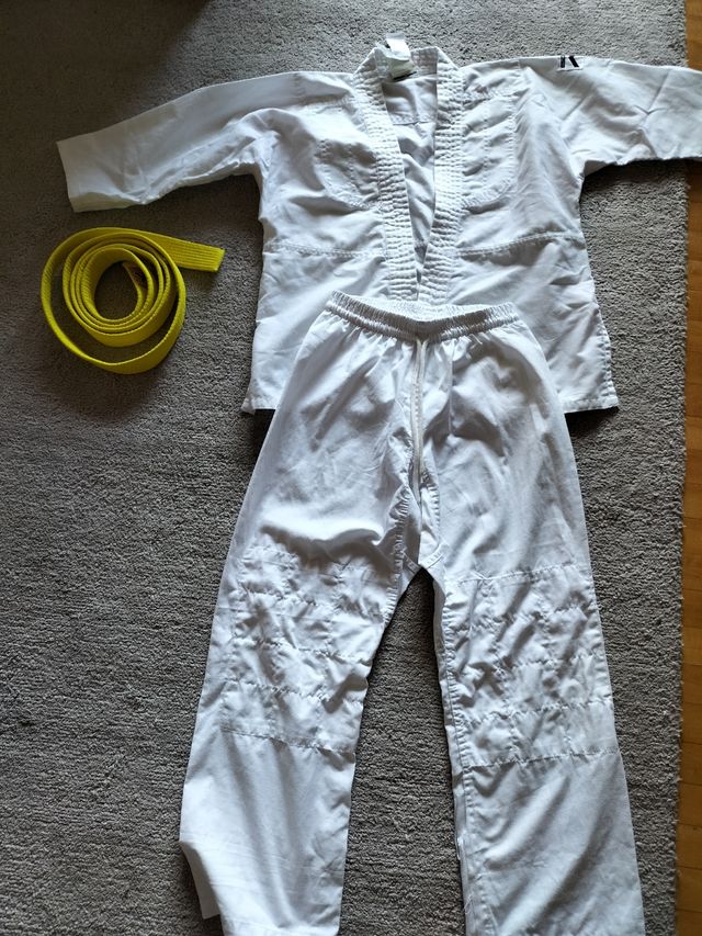 KIMONO JUDO 10 AÑOS Y CINTURÓN AMARILLO