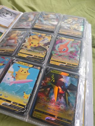 Álbumes Cartas Pokémon llenos