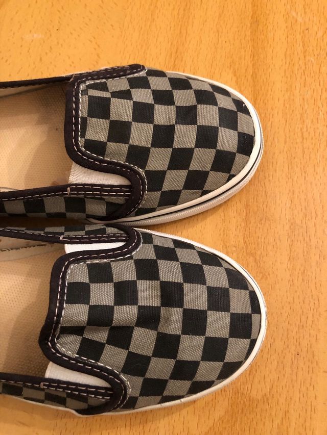 VANS bailarinas cuadros 36.5 6.5W