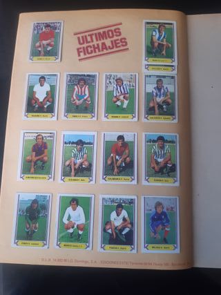 Álbum 80 81 COMPLETO