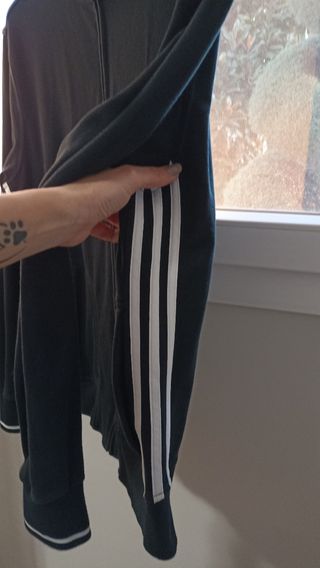 Felpa con zip Adidas