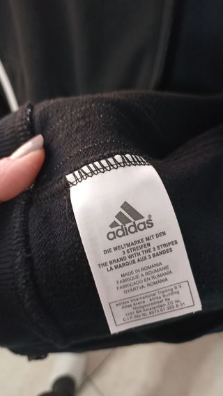 Felpa con zip Adidas