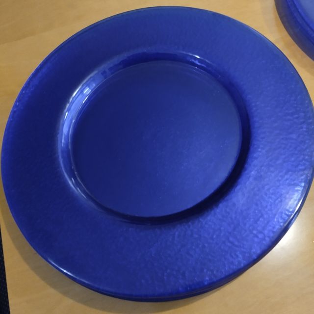 Bajo plato cristal 