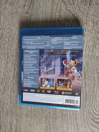 Pinocho 70 aniversario bluray