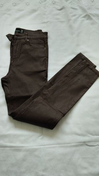 Pantalones encerados Stradivarius - 38