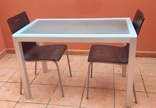 Mesa aluminio 