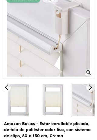 Estor plisado 80×130cm.