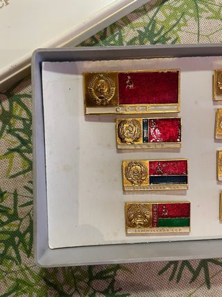 Union Sovietica antiguos Escudos de Armas Banderas