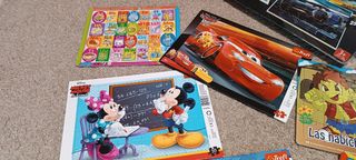 Lote 14 puzzles 15-25-30-54 y 100 piezas