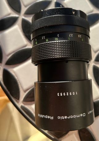 Pentacon 135mm f28 y 50mm f1.8 M42