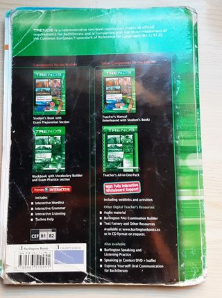 Libro de inglés 2 Bachillerato TRENDS