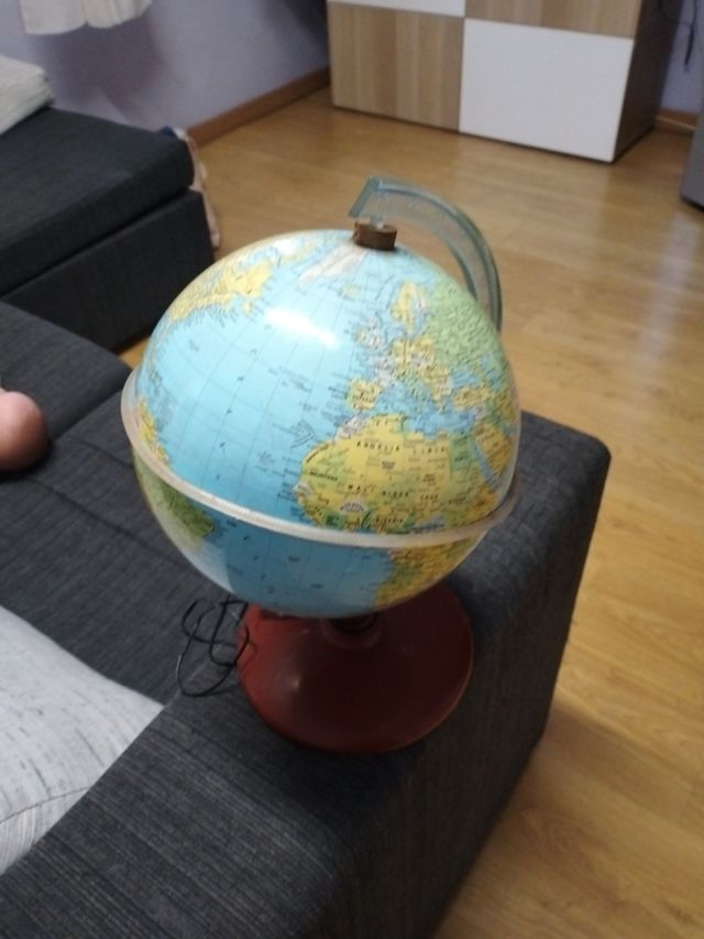 GLOBO TERRAQUEO ANTIGUO 