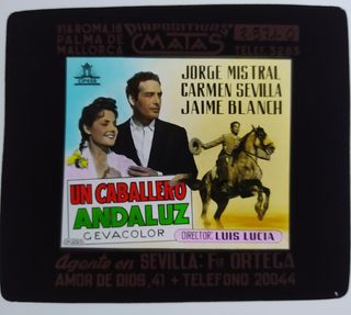 Diapositiva publicidad proyector 35mm