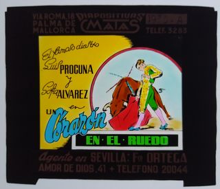 Diapositiva publicidad proyector 35mm