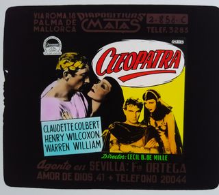 Diapositiva publicidad proyector 35mm