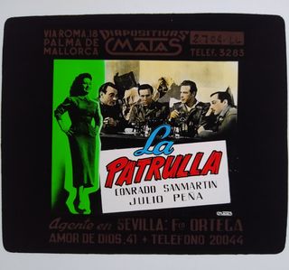 Diapositiva publicidad proyector 35mm