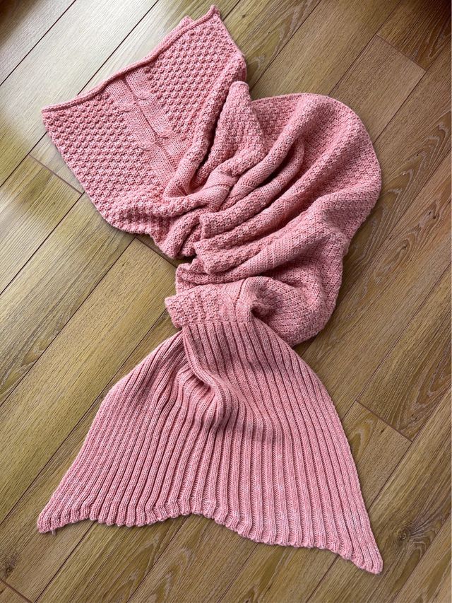 MANTA COLA DE SIRENA FLAMINGUEO