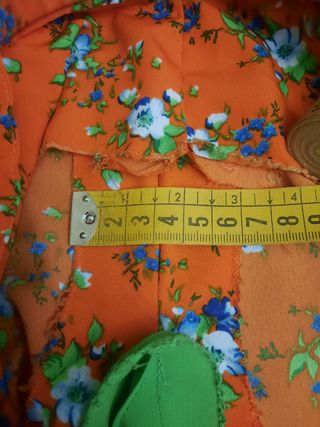 Traje flamenca con mantoncillo, XS 
