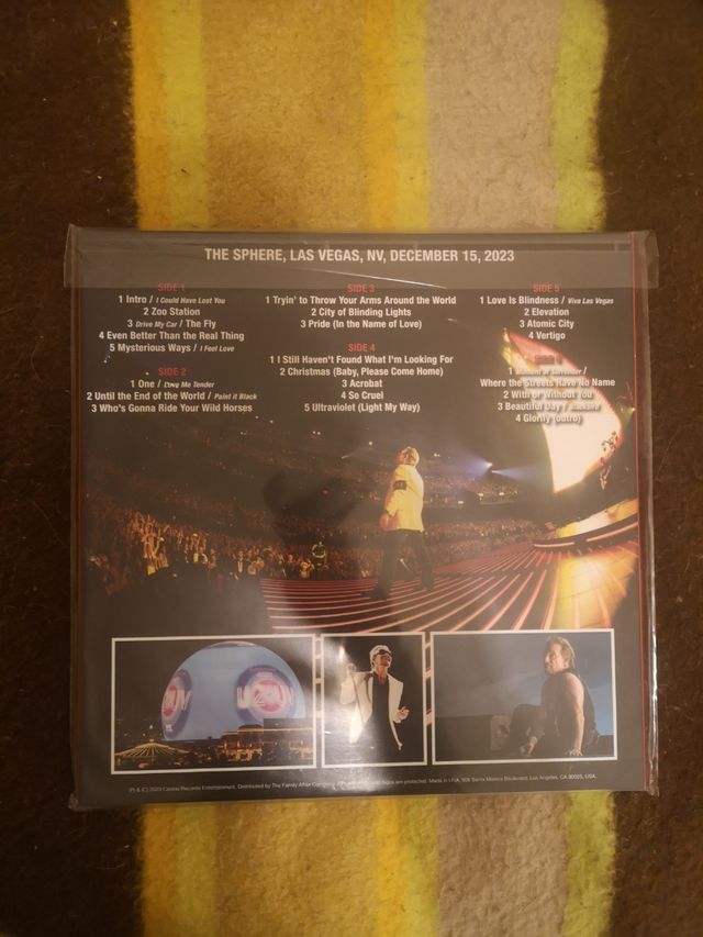 U2 - Live at the Sphere - Diciembre 2023