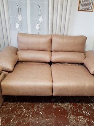 6 Tiradores armario beige plástico