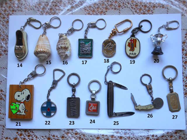 LOTE DE 40 LLAVEROS (R0051)
