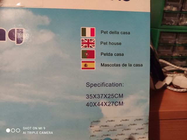 Caja para transportar perro. Ygatos