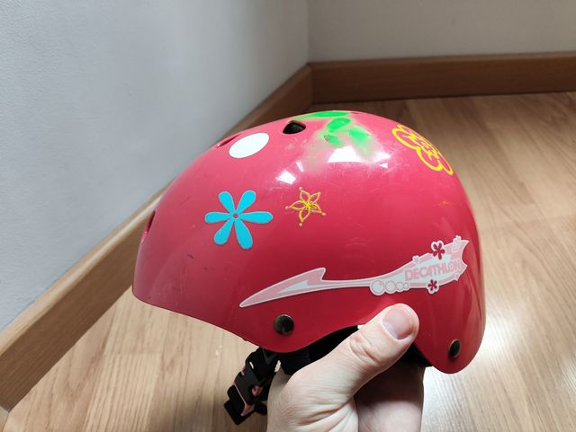 Casco Decathlon V 100 Rosa