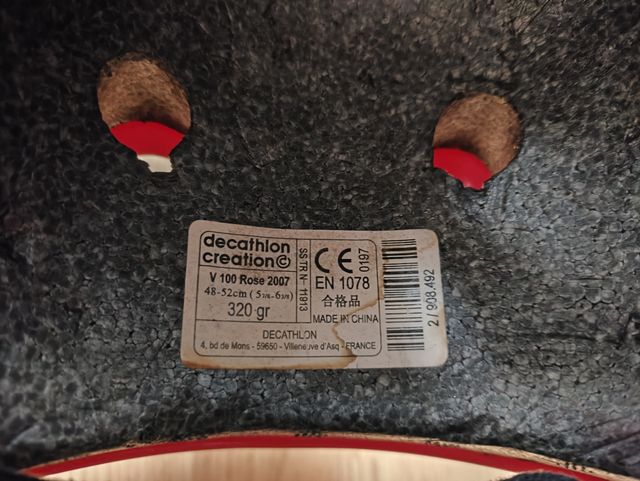 Casco Decathlon V 100 Rosa