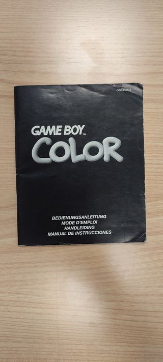 Instrucciones Game Boy Color y Game Boy Advance