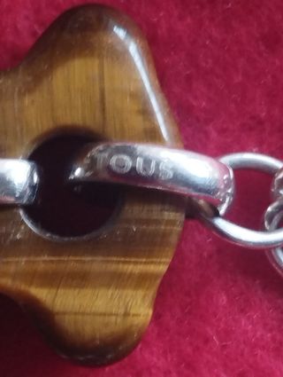 Collar plata y gemas