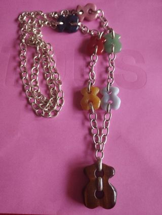 Collar plata y gemas