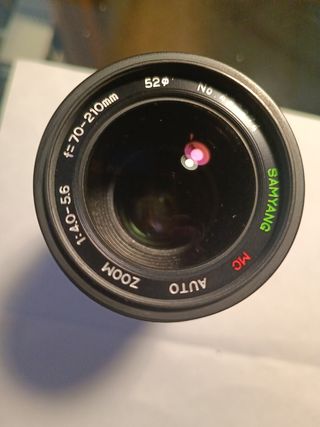 Objetivo Samyang 70-210 para pentax