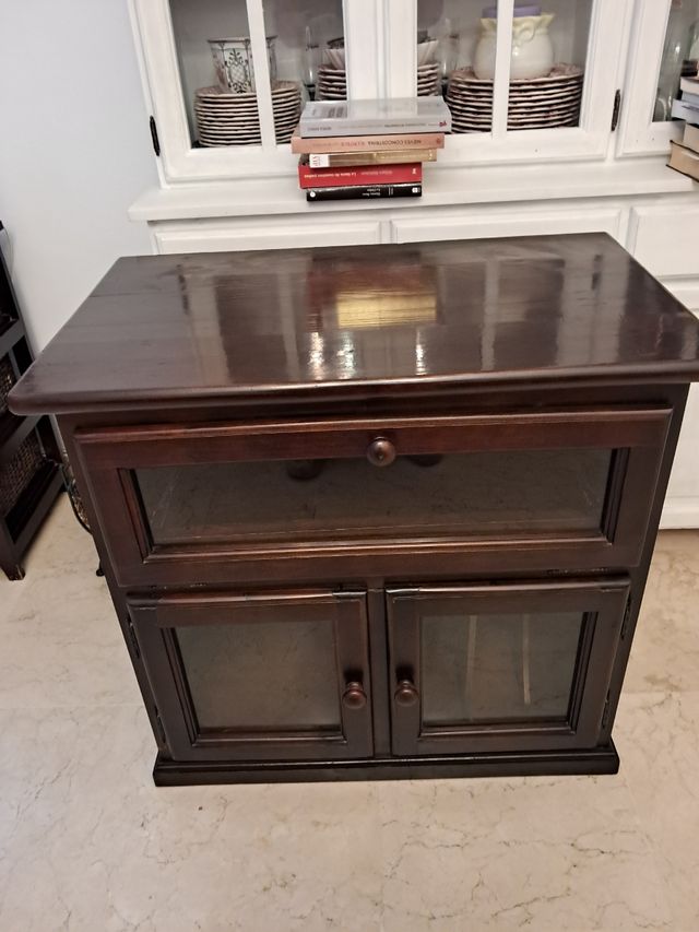 Mueble TV madera pino