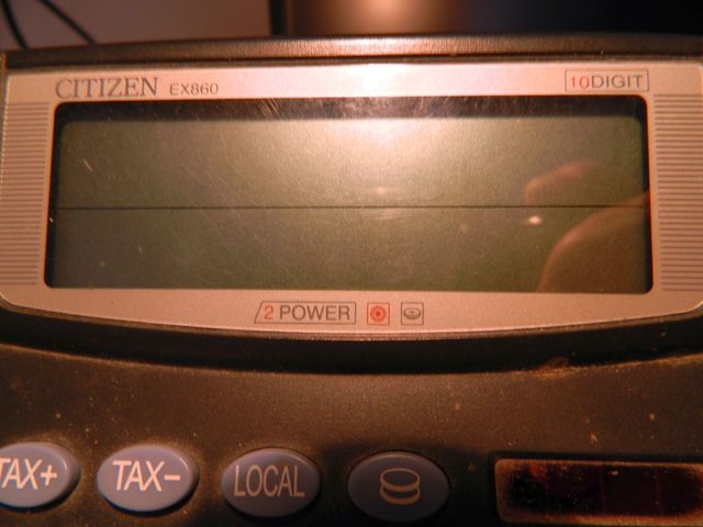 CALCULADORA SOLAR CITIZEN EX860