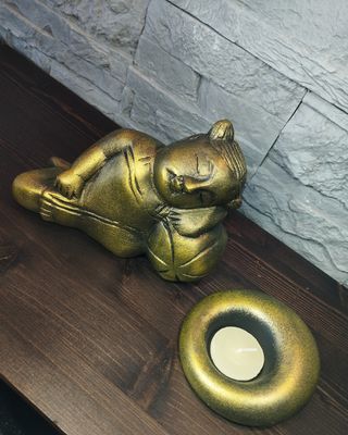 Pensatore fermalibri Portacandela Home