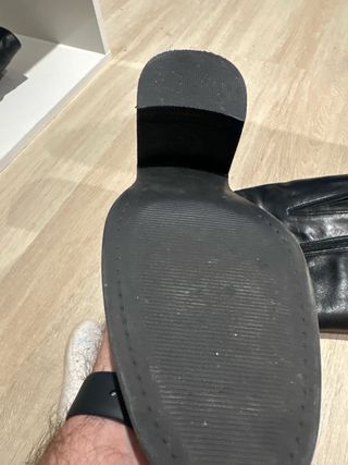 Bota negra hebilla talla 41