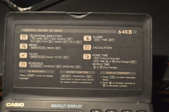 AGENGA DIGITAL CASIO SF-3600