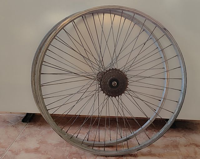 Lote dos aros aluminio bicicleta