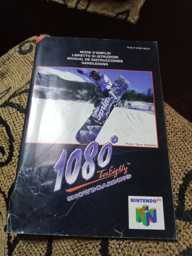 Manual de 1080º Nintendo 64 instrucciones n64
