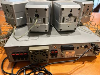 Home cinema JVC,reproductor DVD y muchas peliculas