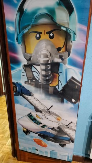 CARTEL LEGO CITY TELA