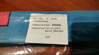 CARTEL LEGO CITY TELA