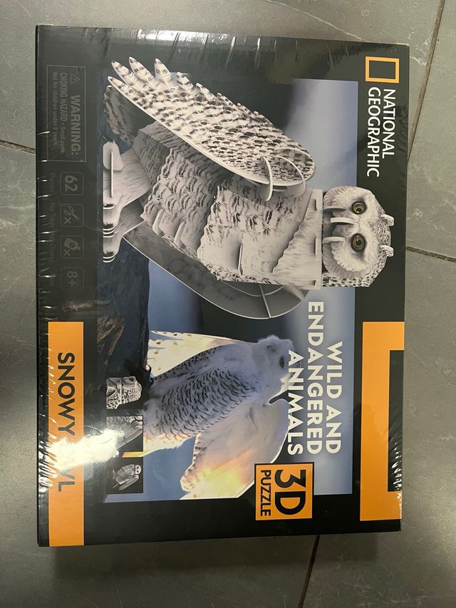 Puzzle 3D National Geographic 62 puezas buho