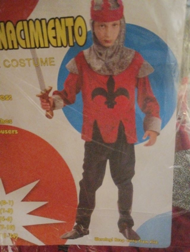 Disfraz de caballero rey