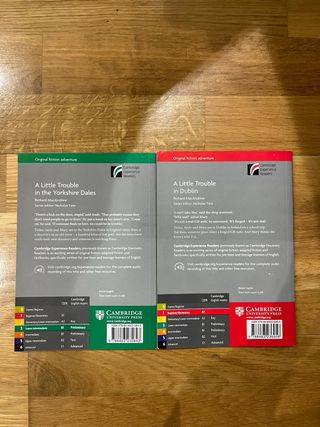 libros en ingles cambridge A1 y B1